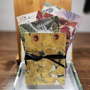 New York Botanical Garden Floral Blank Cards Envelopes Lot of 20 READ